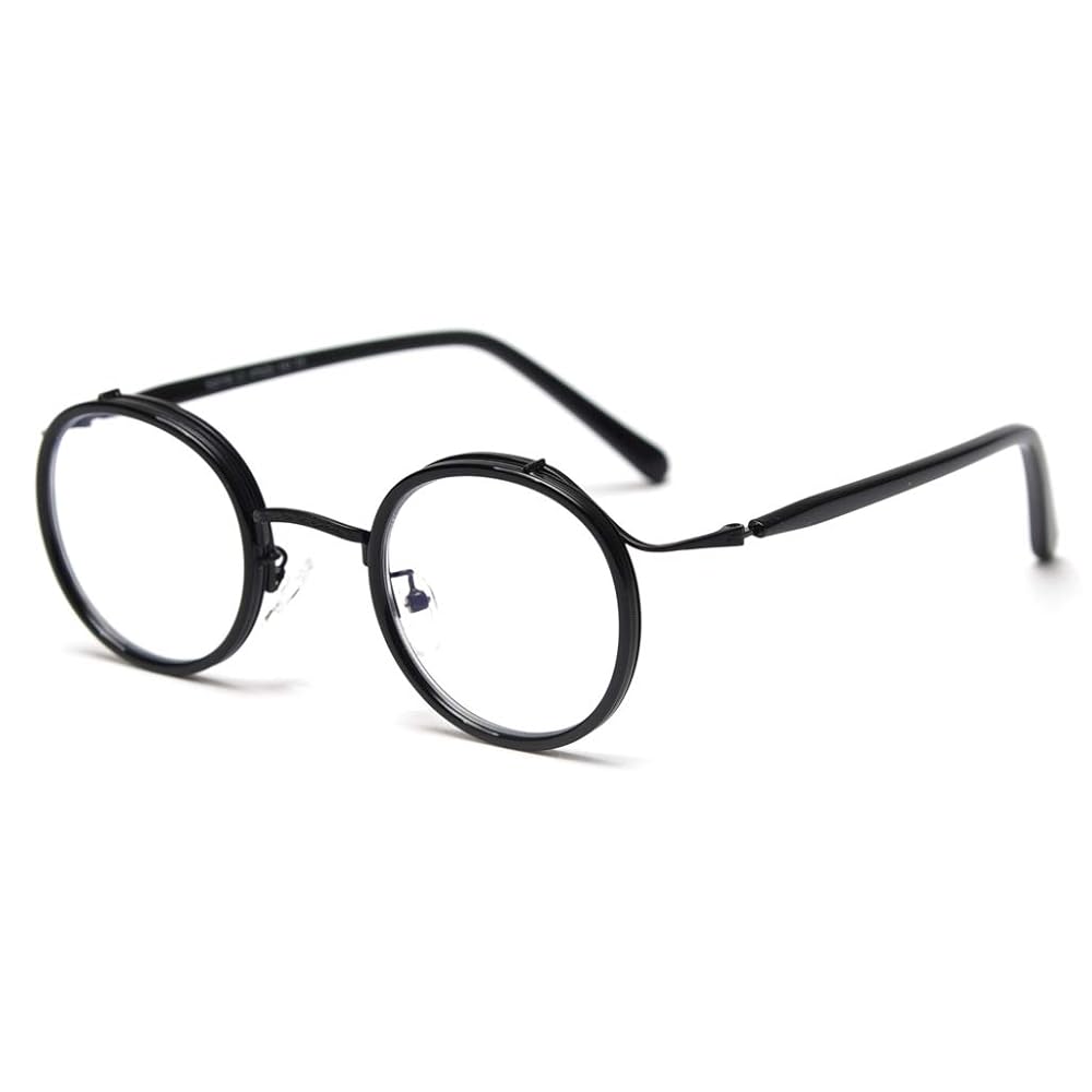 kachawoo Retro Style Vintage Round Glasses Frame Acetate
